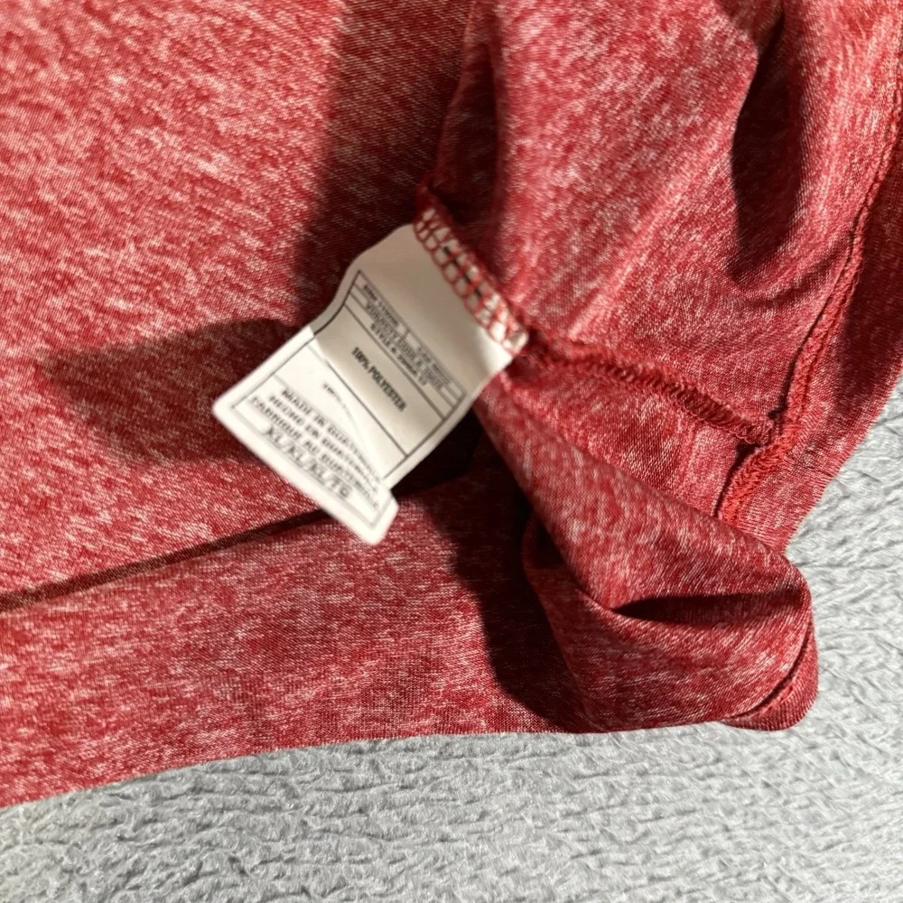 Adidas Atlanta United Long Sleeve Training Shirt Size Heather Red Mens Size XL‎